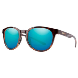 Smith Eastbank Sunglasses Polarized Chromapop in Tortoise with Opal Mirror